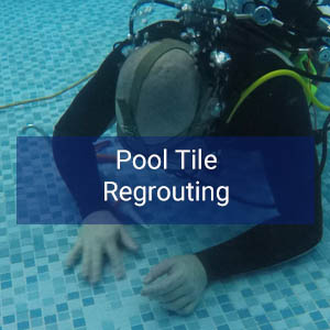 Swimming Pool Regrouting. Full regrouting or partial regrout services are available.