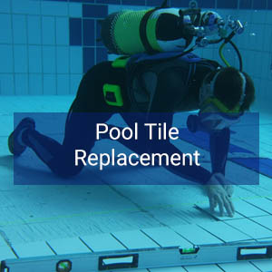 Replacement of missing and broken swimming pool tiles service